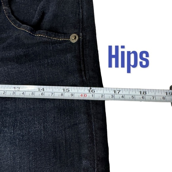 Hudson Cat Midrise Skinny w/ Step Hem dark wash womens jeans 26 LIKE NEW - Picture 12 of 14